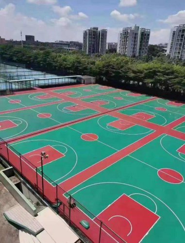 學(xué)校籃球場硅PU