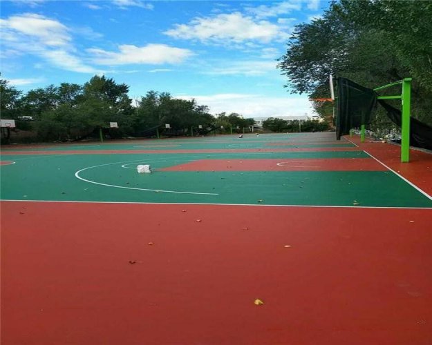 室外籃球硅pu